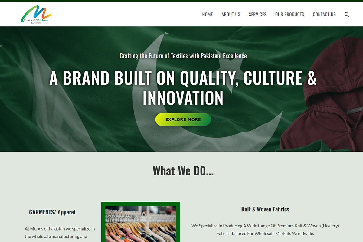 Moods of Pakistan website